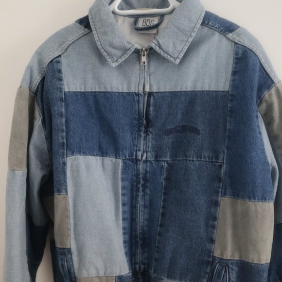 🌸SALE🌸 BDG Oversized Patchwork Bomber Jacket - Picture 3 of 16